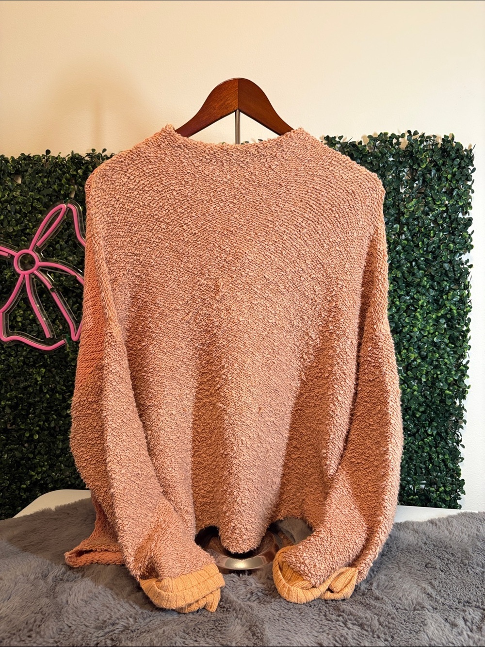 Free People Plush Crewneck Sweater Size XS